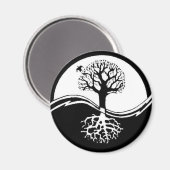 Yin Tree Magnet Magneet (Voorkant / Achterkant)