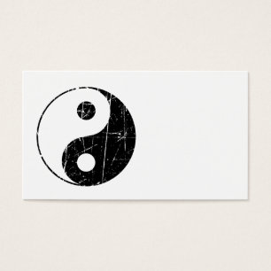 Yin vintage noir rayé Yang