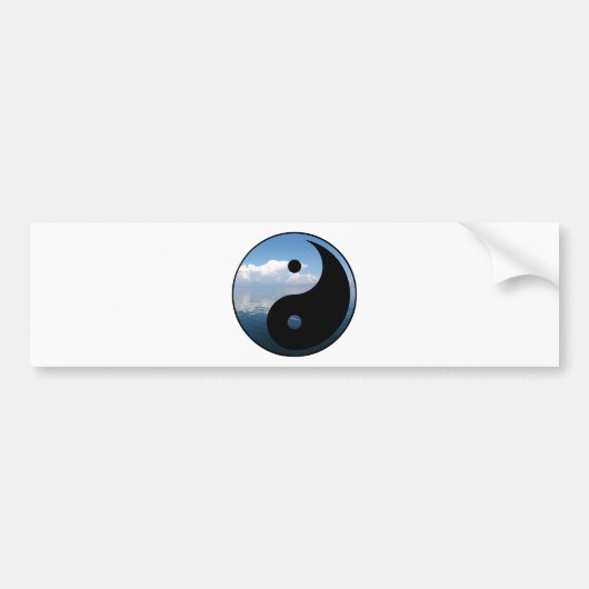 yin yang-1 bumpersticker (Voorkant)
