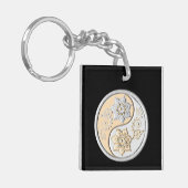 Yin Yang 2 Sleutelhanger (Voorkant Links)