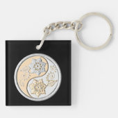 Yin Yang 2 Sleutelhanger (Achterkant)