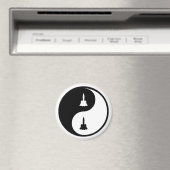 Yin Yang Aerospace Engineering Magneet (Insitu (Vaatwasser))