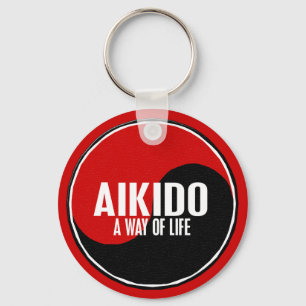 Yin Yang Aikido 1 Sleutelhanger
