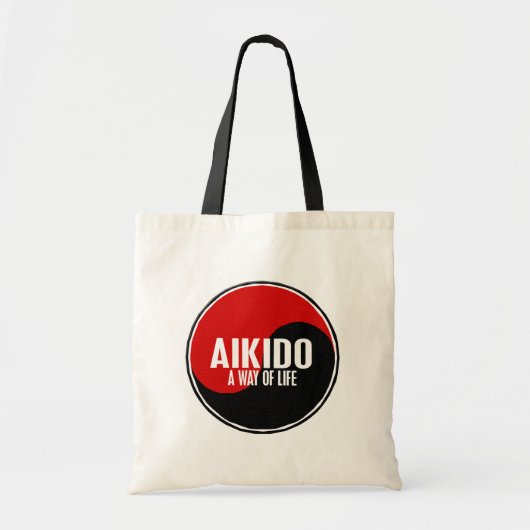 Yin Yang Aikido 1 Tote Bag (Voorkant)