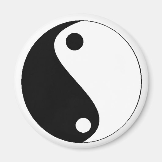 YIN-YANG - aimant (Devant)