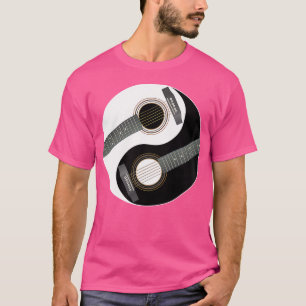 Yin Yang Akoestische Gitaar Gitaristen Muzikant Gi T-shirt