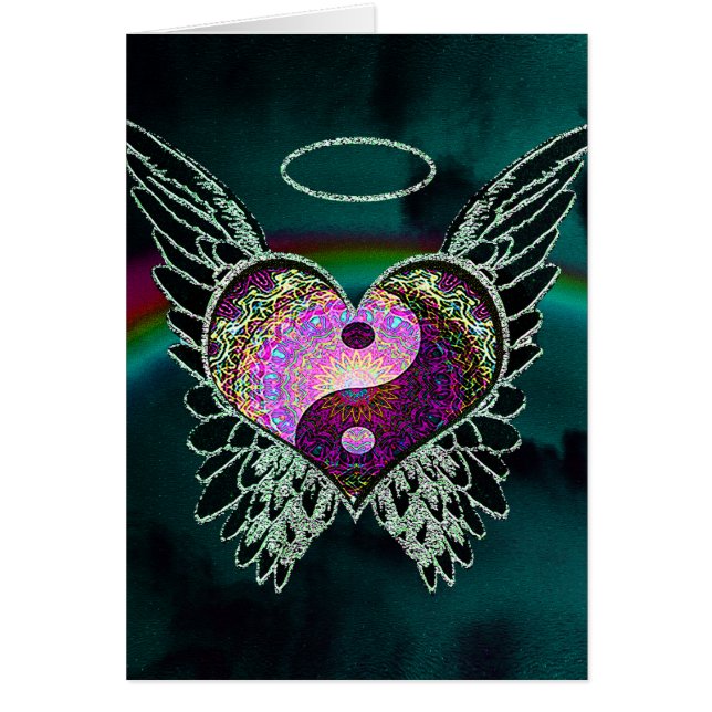 Yin Yang, Angel Wings en Heart (Voorkant)