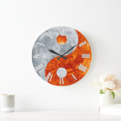 Yin & Yang Asian sign for Balance Wall Clock Grote Klok (Huis)