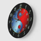 Yin Yang avec grande horloge militaire (Angle)