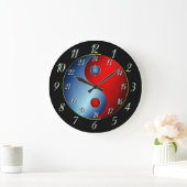 Yin Yang avec grande horloge militaire (Maison)