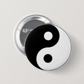 Yin & Yang Balance Ronde Button 5,7 Cm (Voorkant /achterkant)