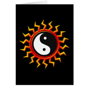Yin Yang Balanced Sun Kaart