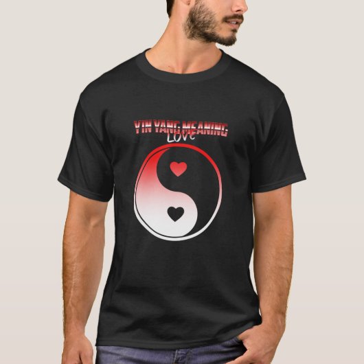 Yin Yang Beting Love T-shirt (Voorkant)