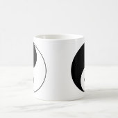 Yin Yang Black White Classic Symbol Design Koffiemok (Center)