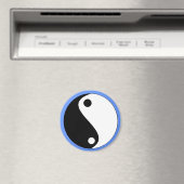 YIN-YANG bleu- aimant - Customisé (In Situ (Lave-vaisselle))