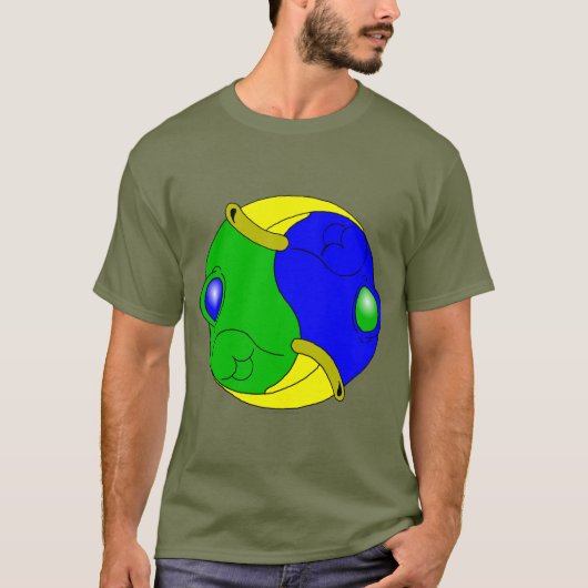 Yin Yang Boids T-shirt (Voorkant)