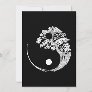 Yin Yang Bonsai Tree Japanse boeddhist Zen