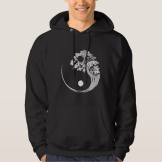 Yin Yang Bonsai Tree Japanse boeddhist Zen Hoodie