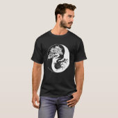 Yin Yang Bonsai Tree Japanse boeddhist Zen T-shirt (Voorkant volledig)