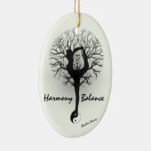 Yin Yang, Boom van het leven, Vrouwen, Yoga Keramisch Ornament (Rechts)
