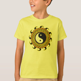 Yin Yang Braided Sun T-shirt