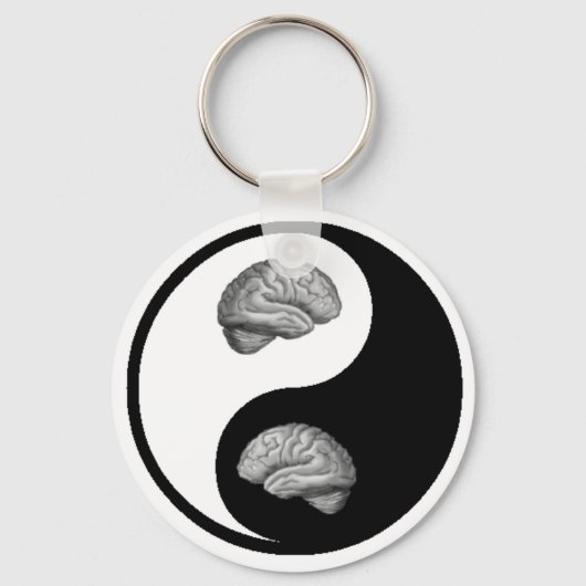 Yin/Yang Brain Sleutelhanger (Voorkant)