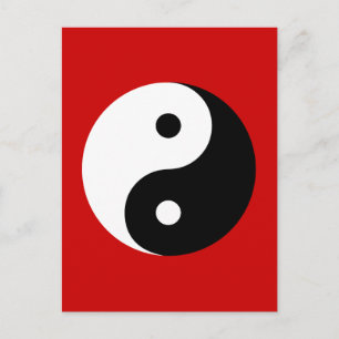 Yin Yang Briefkaart