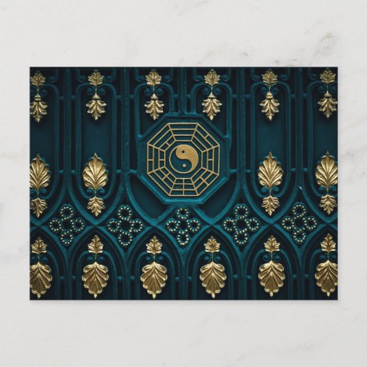 yin yang-briefkaart briefkaart (Voorkant)