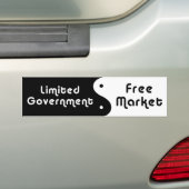 yin yang bumper sticker (Op auto)
