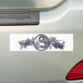 Yin Yang Bumpersticker (Op auto)