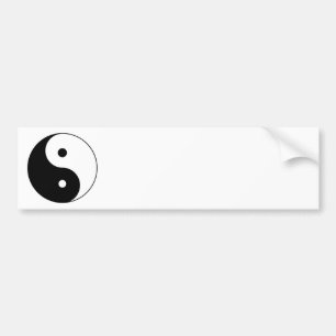 yin yang bumpersticker