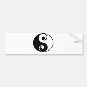Yin Yang Bumpersticker