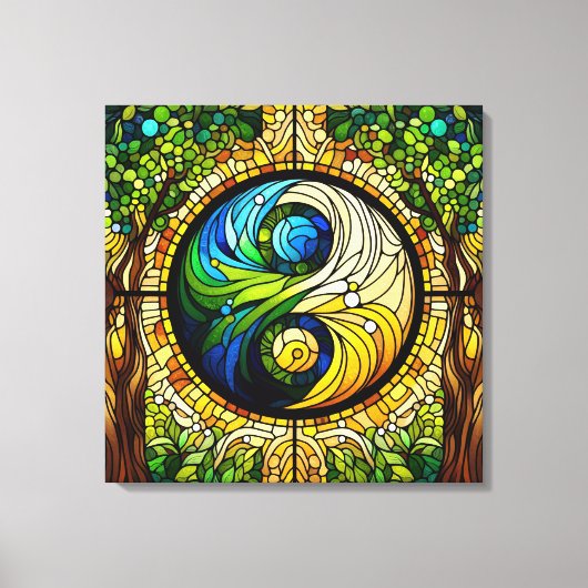 Yin Yang Canvas Kunst (Voorkant)