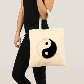 Yin Yang Canvas tas (Voorkant (product))