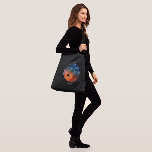Yin Yang Canvas tas (Op model)