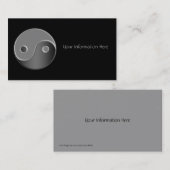 Yin Yang Cartes de visite (Devant / Derrière)
