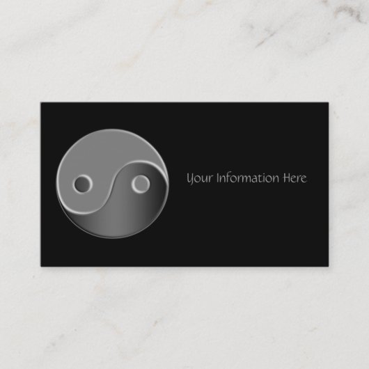Yin Yang Cartes de visite (Devant)