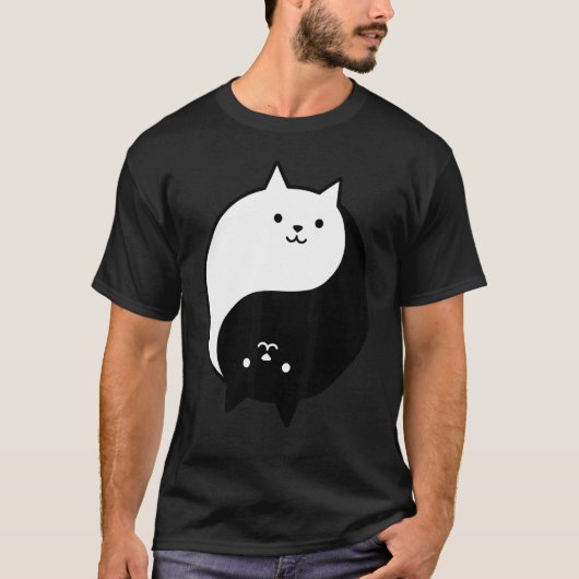 Yin Yang Cats 1 T-shirt (Voorkant)