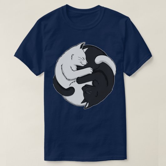 Yin Yang Cats T-shirt (Design voorkant)