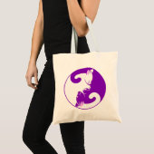 Yin Yang Cats Tote Bag (Voorkant (product))