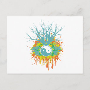 Yin Yang Chaos Briefkaart