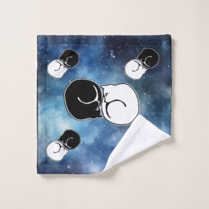 Yin Yang Chats Noirs et Blancs Chatons Chatons Cou