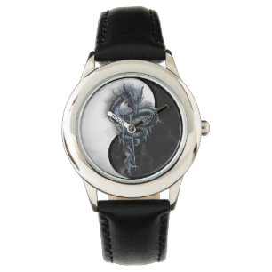 Yin Yang Chinees Dragon Kinder Verstelbare Horloge