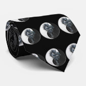 Yin Yang Chinees Dragon Stropdas (Opgerold)