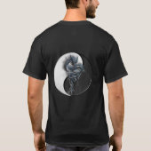 Yin Yang Chinese Dragon Basic T Shirt (Achterkant)