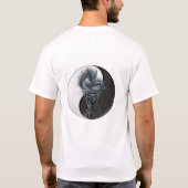 Yin Yang Chinese Dragon Long Sleeve T-Shirt (Achterkant)