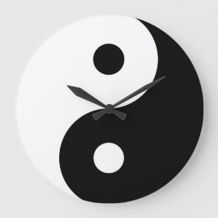 Yin Yang Clock Grote Klok