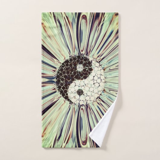 Yin Yang Color Splash (Serviette à main)