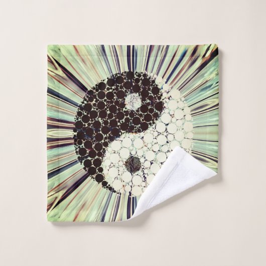 Yin Yang Color Splash (Gant de toilette)
