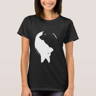 Yin Yang Corgi Pembroke Symbool Zen-meditatie T-shirt
